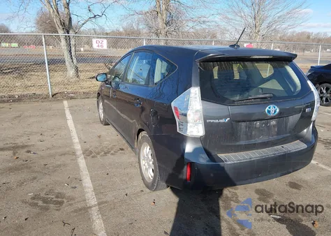 2014 Toyota Prius V Three from USA, damaged, VIN JTDZN3EU6EJ001290